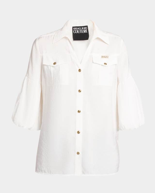 Puff-Sleeve Shirt